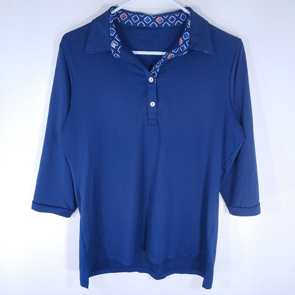 Peter Millar Blue Polo Shirt